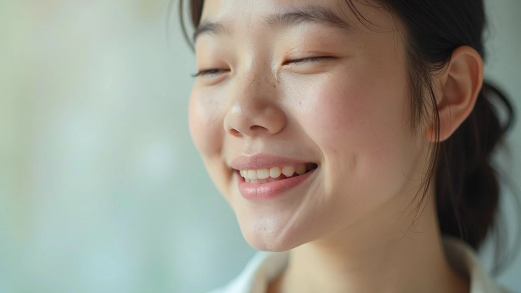 Close-up photo of a person's mouth showing mouth position for proper Mandarin pronunciation, professional educational photograph