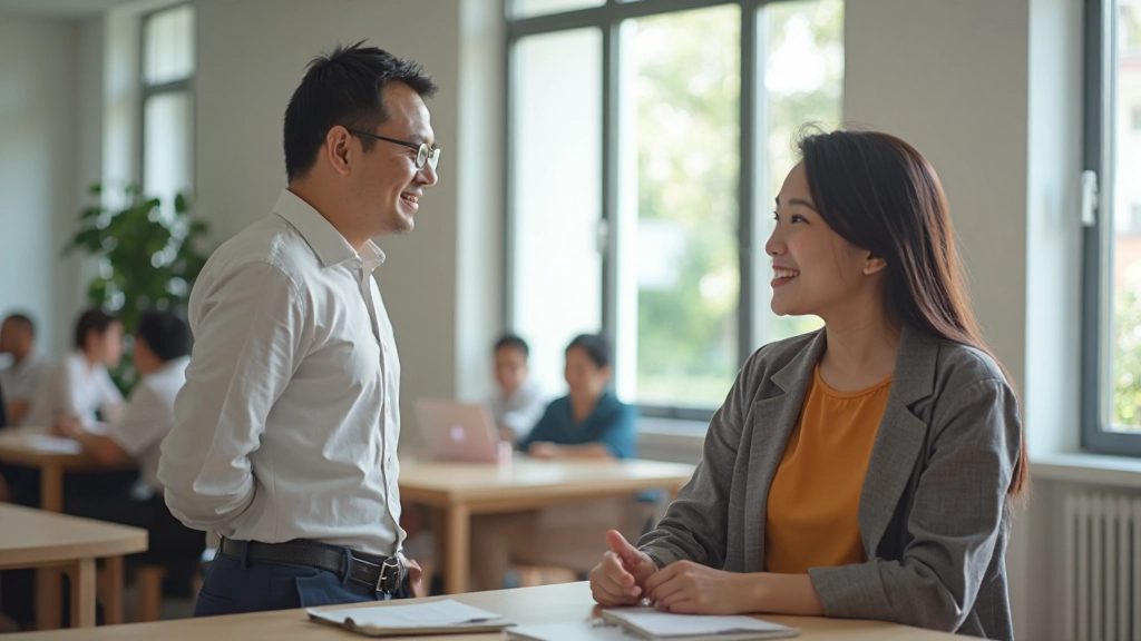 Mandarin instructor with student